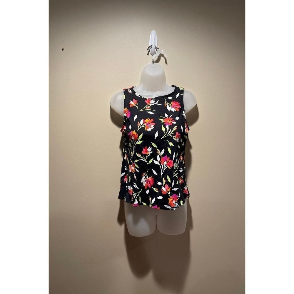 8P Lands End Tankini Swim Top J01 22